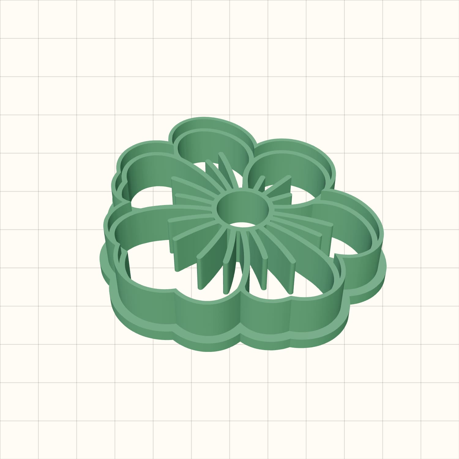 Daisy Flower Polymer Clay Cutter STL Daisy Flower Polymer Clay Cutter STL