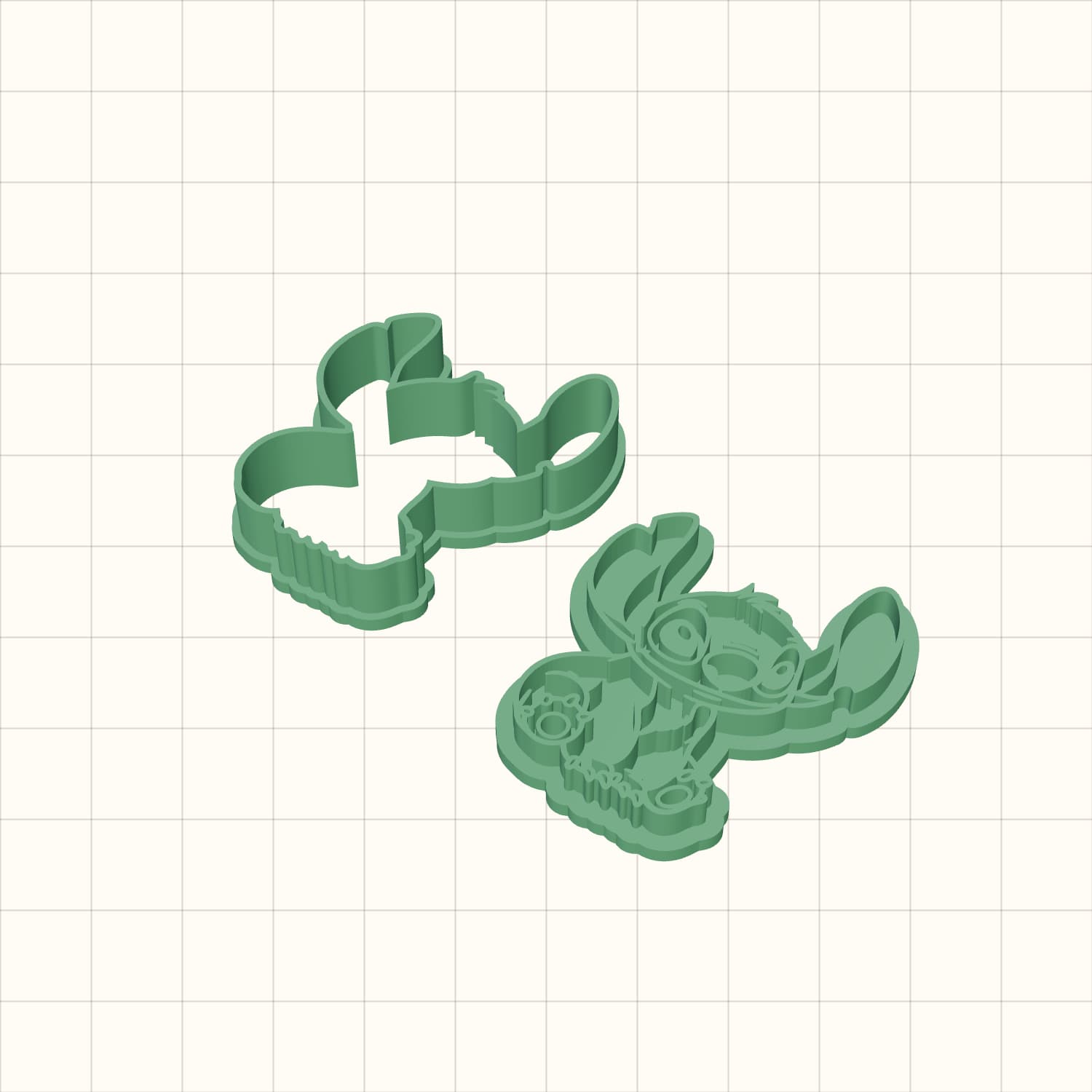 Stitch Cookie Cutter STL Stitch Cookie Cutter STL