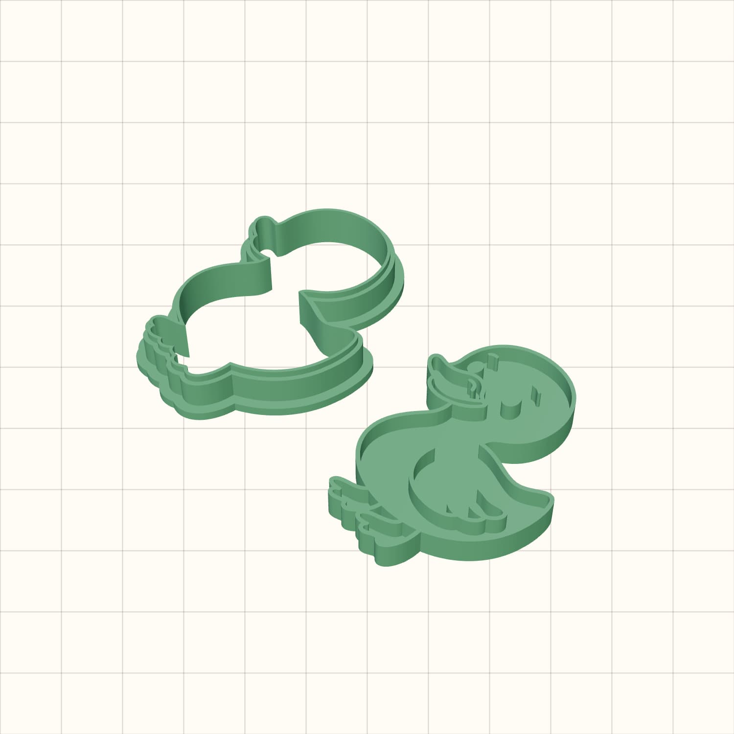 Cute Duck Cookie Cutter STL Cute Duck Cookie Cutter STL