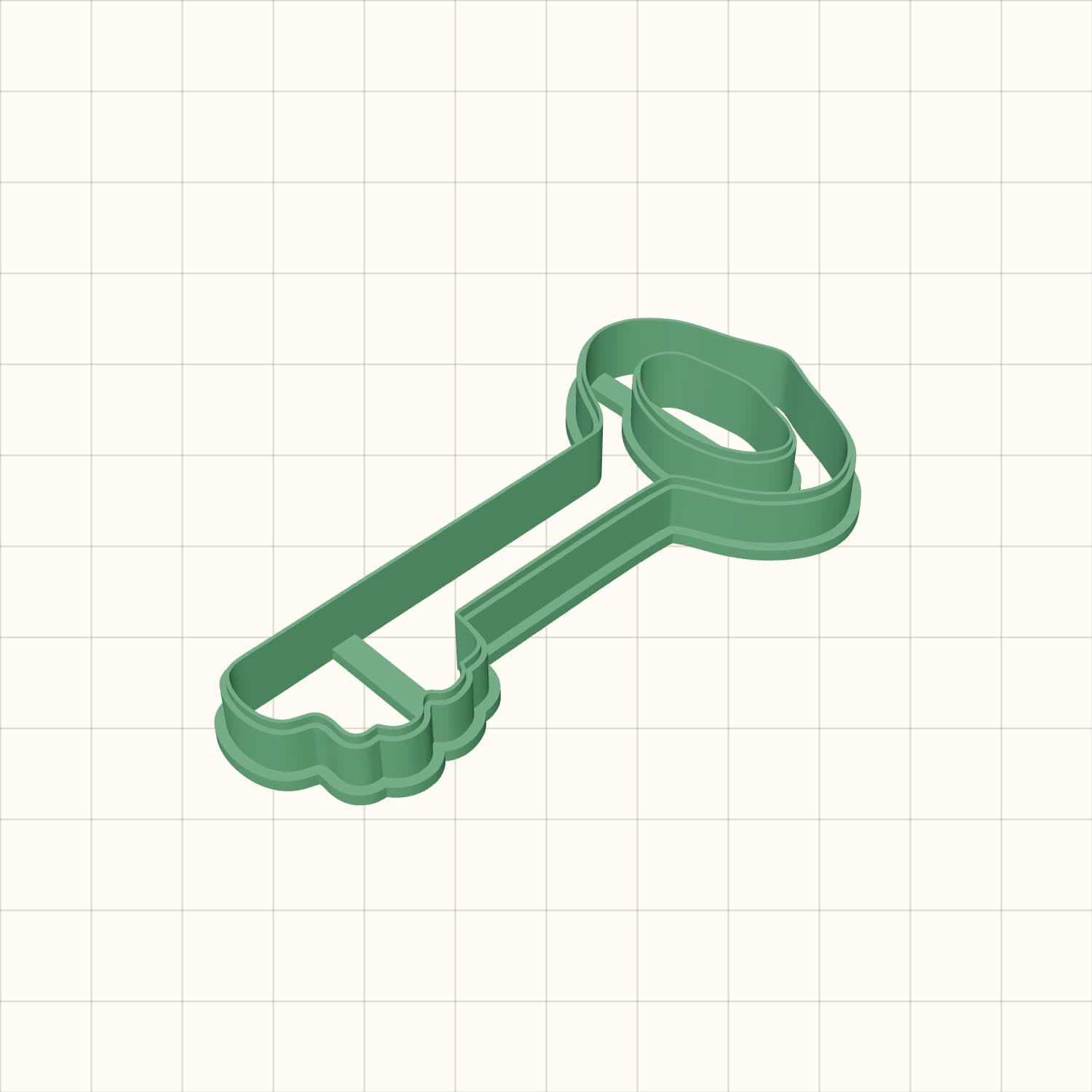 Key Form Clay Cutter STL Key Form Clay Cutter STL