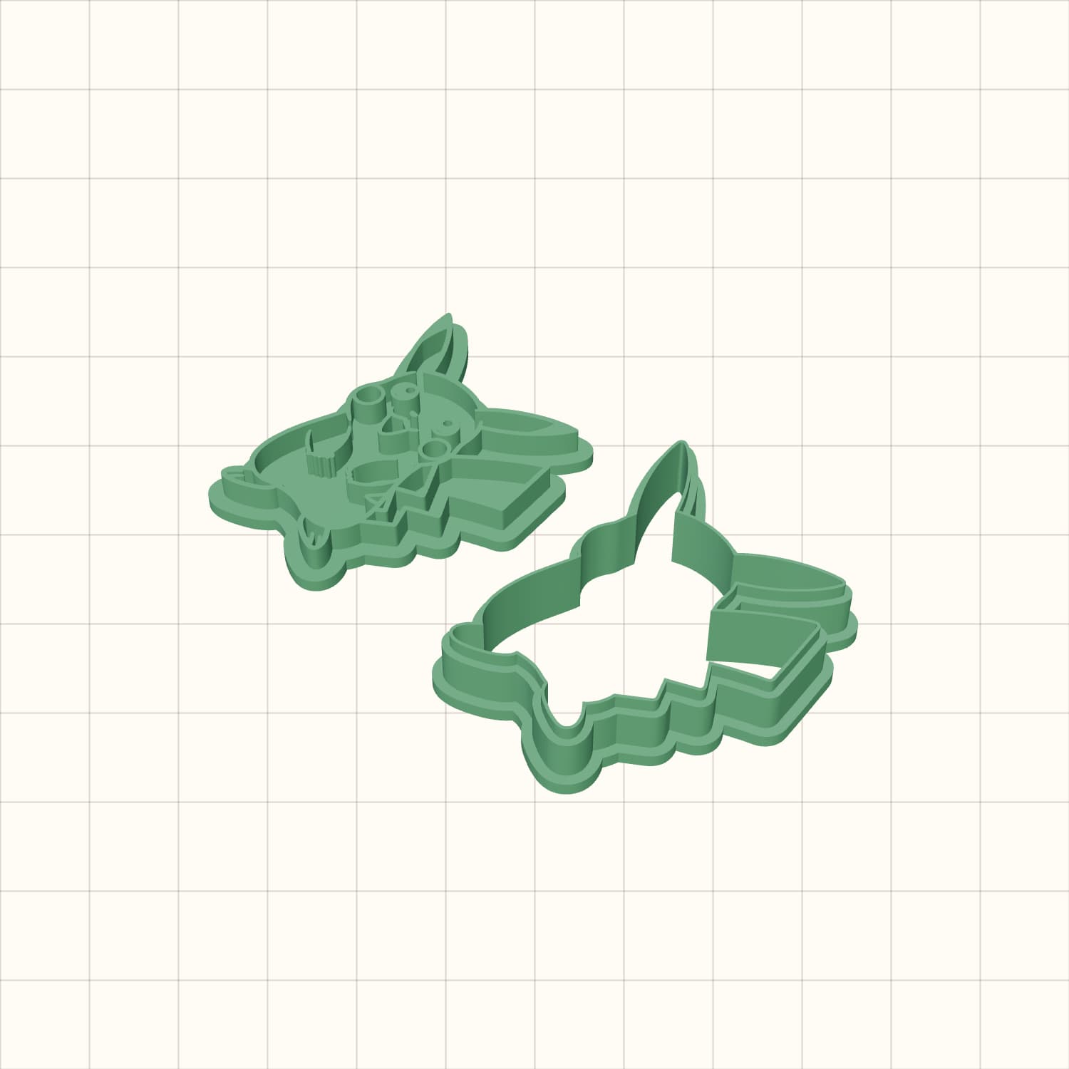 Pikachu Cookie Cutter STL Pikachu Cookie Cutter STL