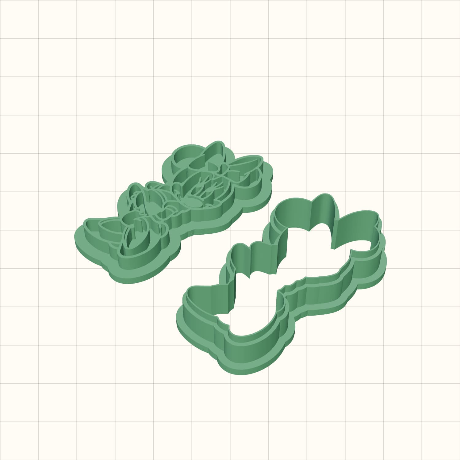Cute Minnie Cookie Cutter STL Cute Minnie Cookie Cutter STL