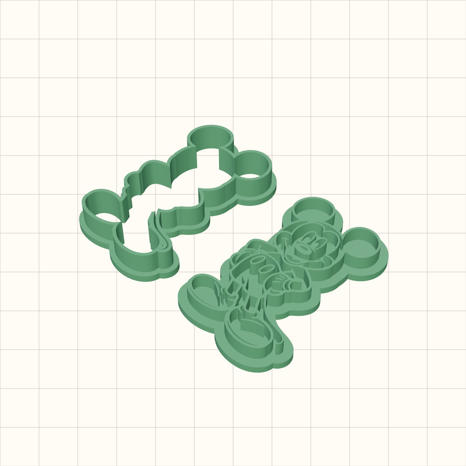 Mickey Mouse Cookie Cutter STL Mickey Mouse Cookie Cutter STL